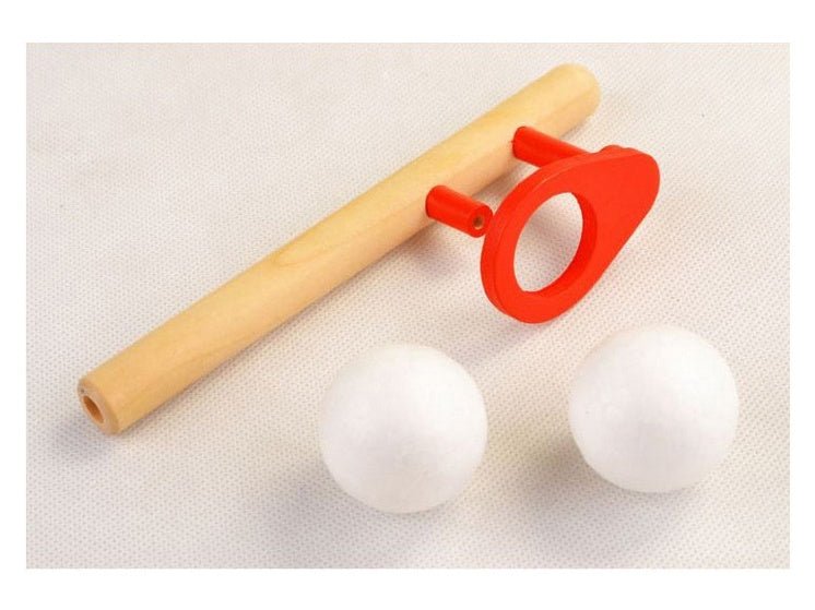 Blowing Balls Magic Suspension Balls Children Kids Boys Girls Wood Puzzle Traditional Toys Parenting Baby Games - Zambeel