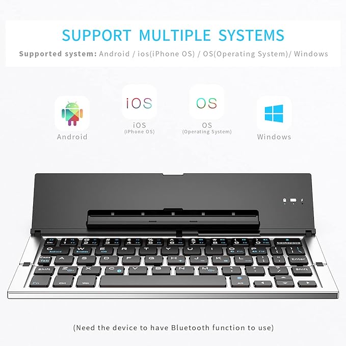 Bluetooth Foldable Keyboard - Zambeel