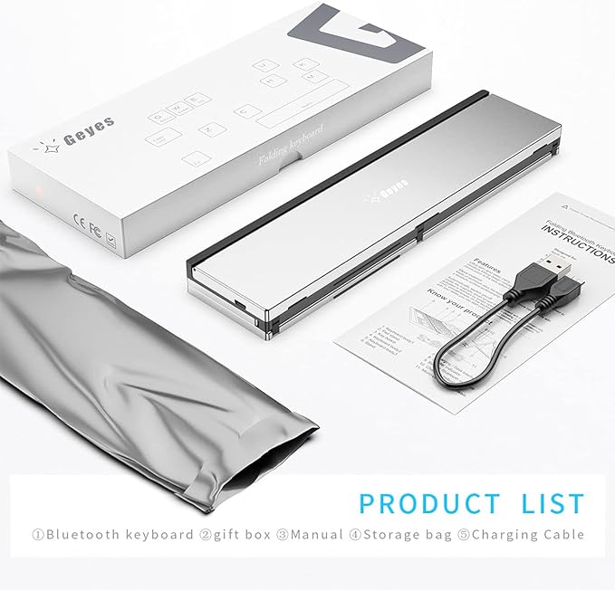 Bluetooth Foldable Keyboard - Zambeel