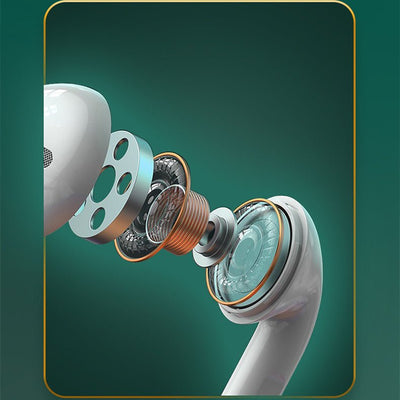 Bluetooth Headset Wireless Budz5 Semi - in - ear Noise Reduction J6 - Zambeel