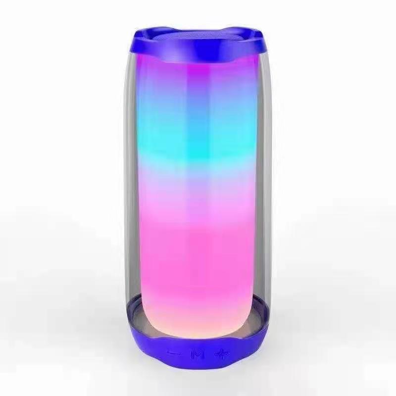 Bluetooth Speaker, Colorful Light Effect, Card Subwoofer, Colorful Light Sound - Zambeel