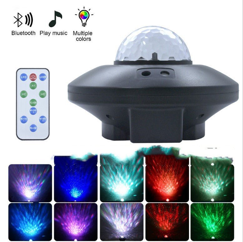 Bluetooth Starry Sky Watermark Light Voice Control Laser Laser Light - Zambeel