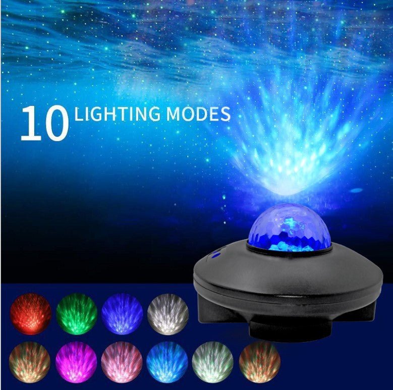 Bluetooth Starry Sky Watermark Light Voice Control Laser Laser Light - Zambeel