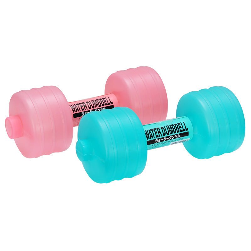 Body Building Water Dumbbell Weight Dumbbells Slimming Fitness Gym Equipment Yoga for Training Sport Plastic Bottle Exercise - Zambeel