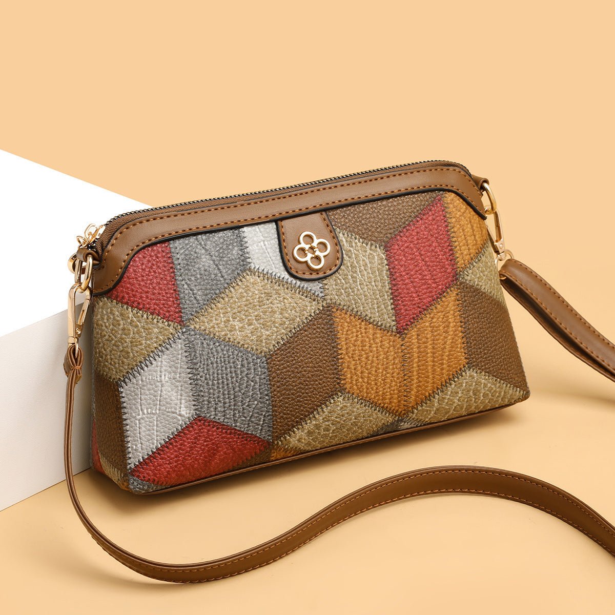 Bohemian Crossbody Bag Niche Ethnic Design Female - Zambeel