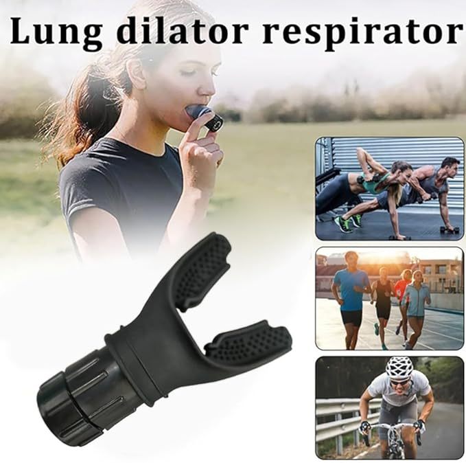 Breathing Trainer Respirator Fitness Equipment Exercise Lung Face Mouthpiece For Household Healthy Care Accessories - Zambeel