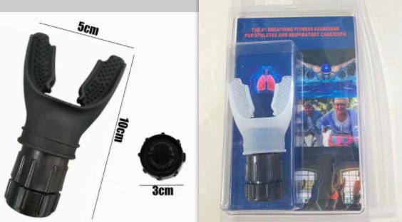 Breathing Trainer Respirator Fitness Equipment Exercise Lung Face Mouthpiece For Household Healthy Care Accessories - Zambeel