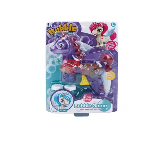 Bubble Game Unicorn Bubble Blower - Zambeel