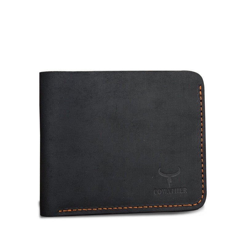 Business Fashion Men Retro Short Wallet - Zambeel