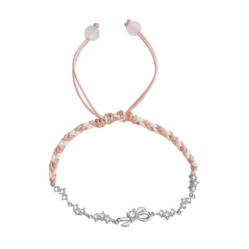 Butterfly Diamond Woven Bracelet Simple - Zambeel