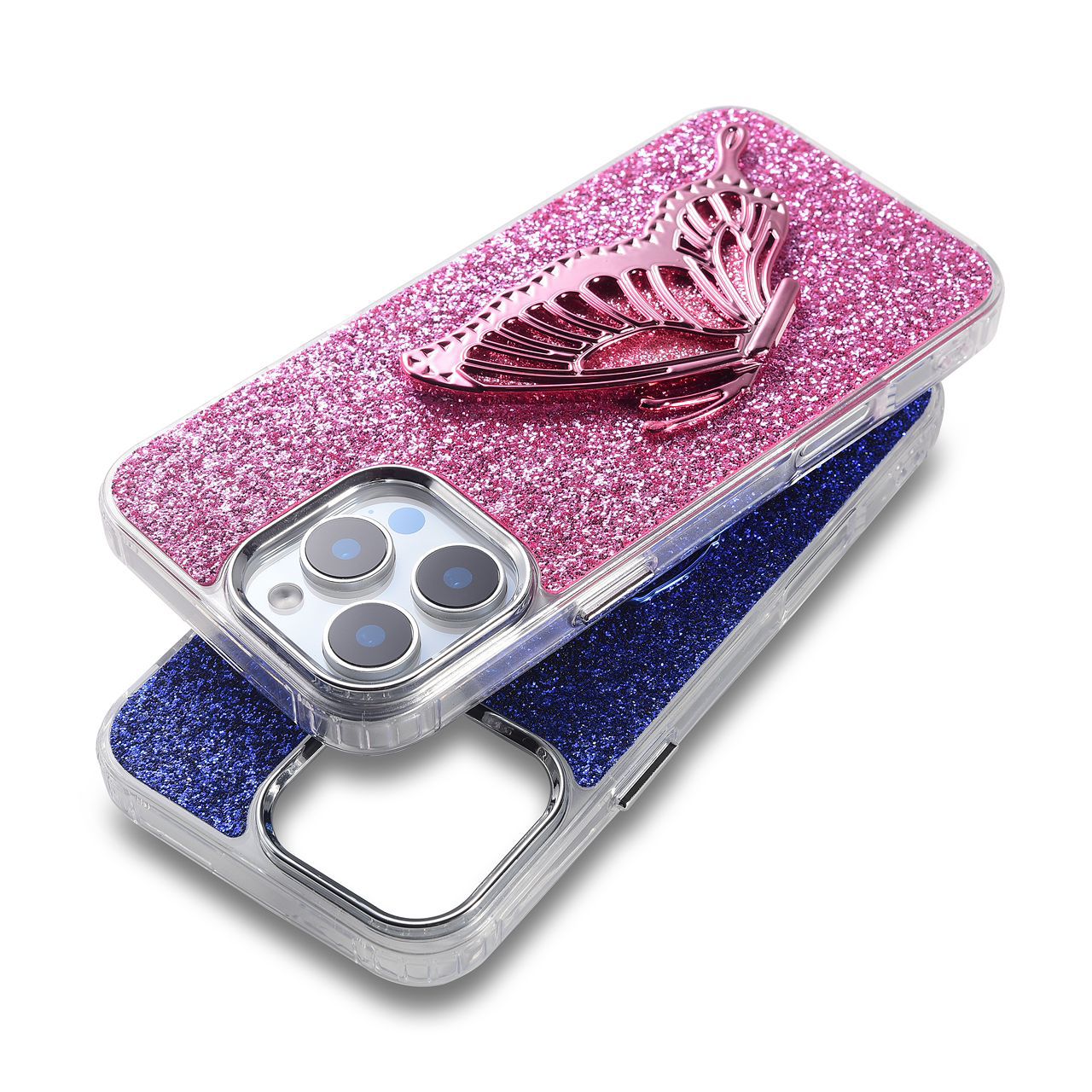 Butterfly Glitter Phone Case - Zambeel