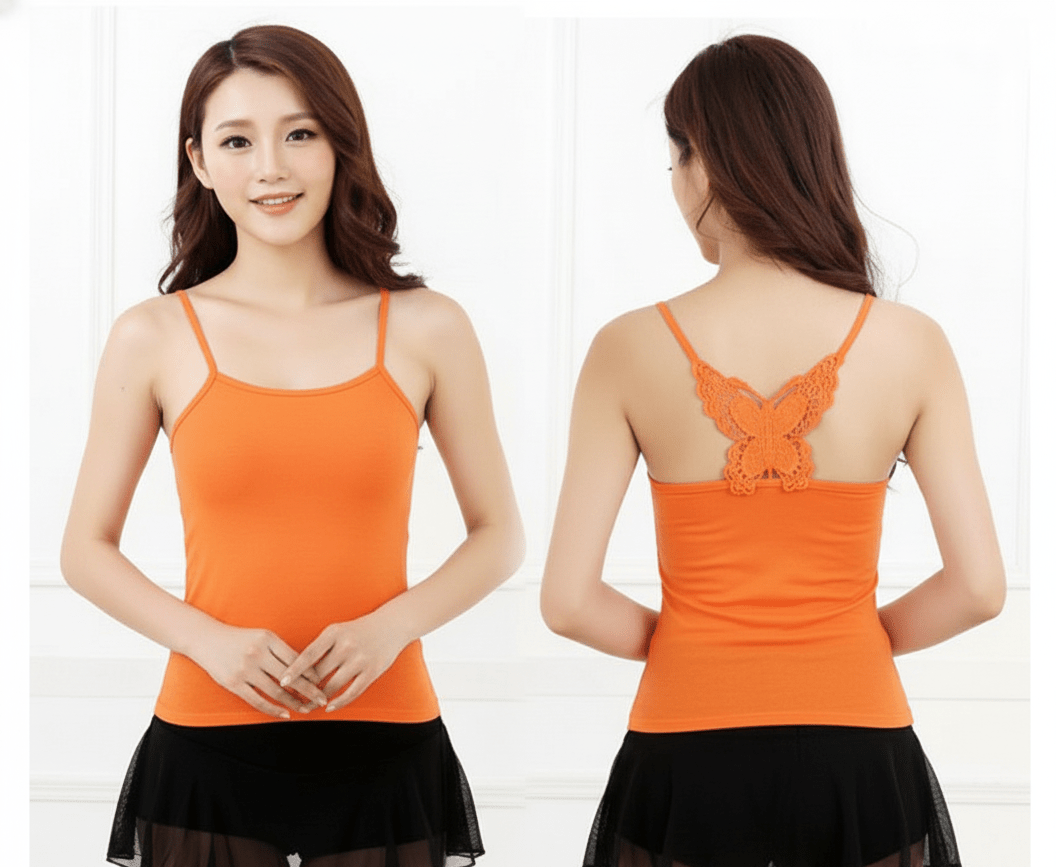 Butterfly Lace Camisole Top - Zambeel