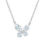 Butterfly Luminous Sterling Silver Necklace - Zambeel