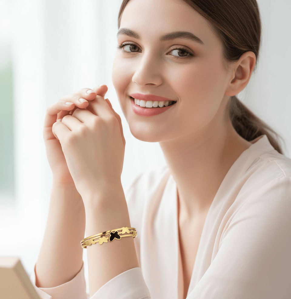 Butterfly Pathway Bangle - Zambeel