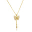 Butterfly Tassel Necklace Female S925 Sterling Silver New Chinese Style High Sense - Zambeel
