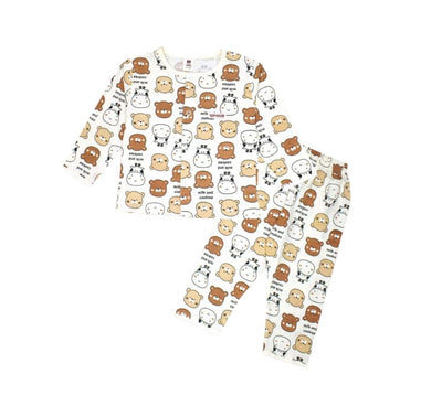 Button Up Jersey With Bottom - Zambeel