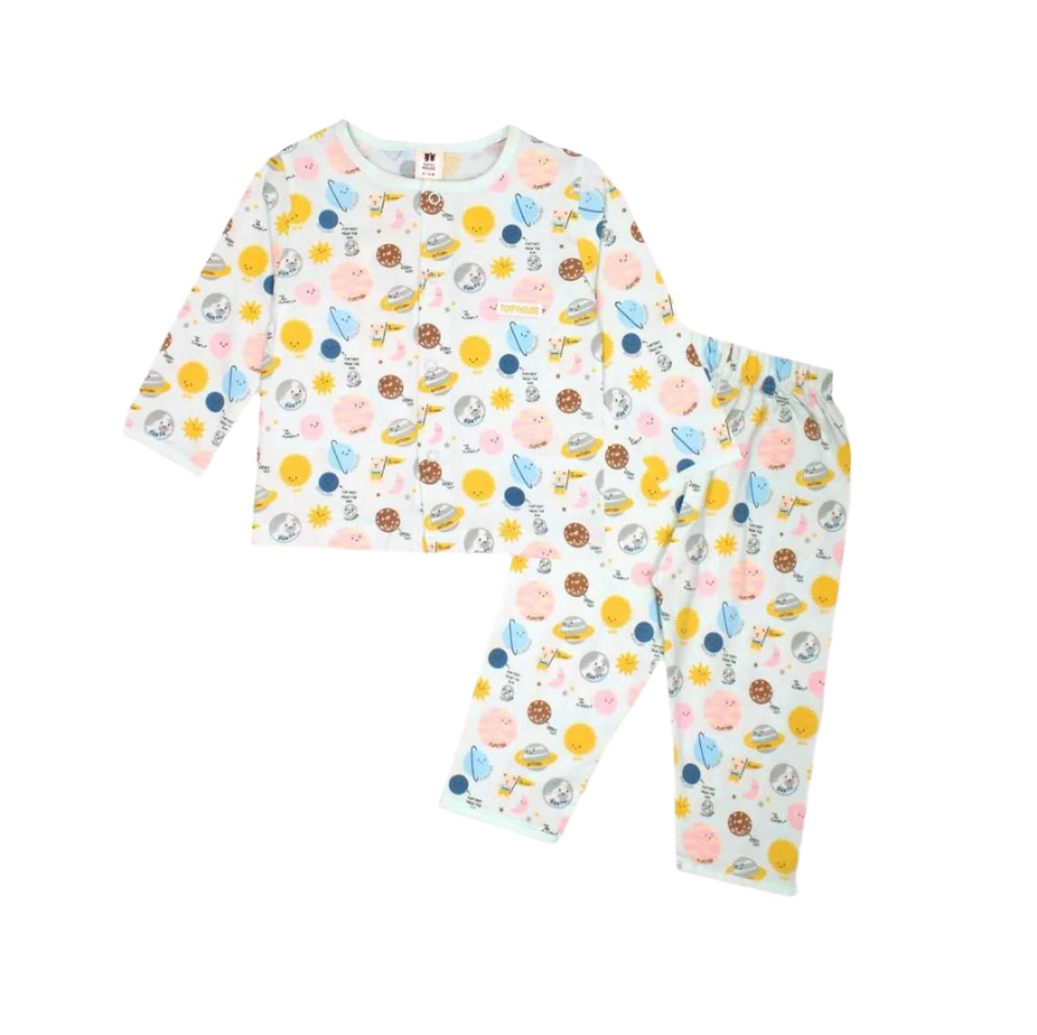 Button Up Sleepwear For Kids - Zambeel