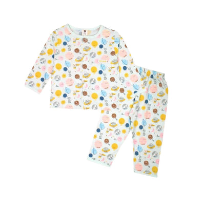 Button Up Sleepwear For Kids - Zambeel
