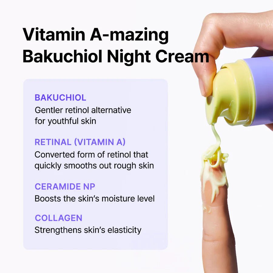 By Wishtrend - Vitamin A - mazing Bakuchiol Night Cream (Original) - Zambeel