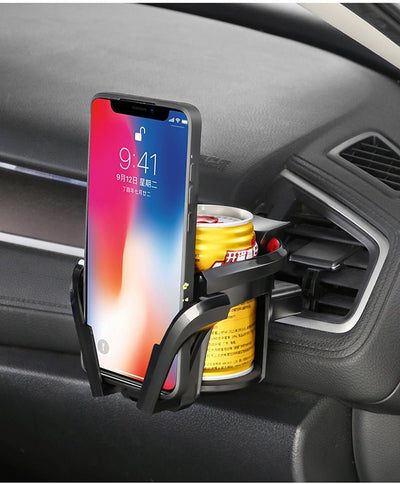 Car Air Outlet Mobile Phone Holder Multifunctional Beverage Holder - Zambeel