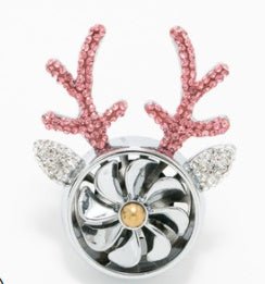 Car Aromatherapy, Diamond - encrusted Antlers, Car Ornaments, Perfume Fans, Car Accessories - Zambeel