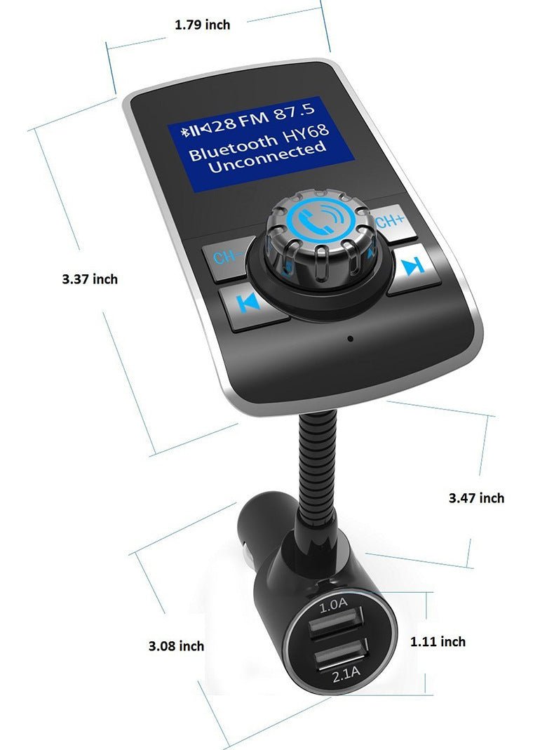 Car Bluetooth Mp3 Car FM Transmitter Car Bluetooth Mp3 Player Card - Zambeel