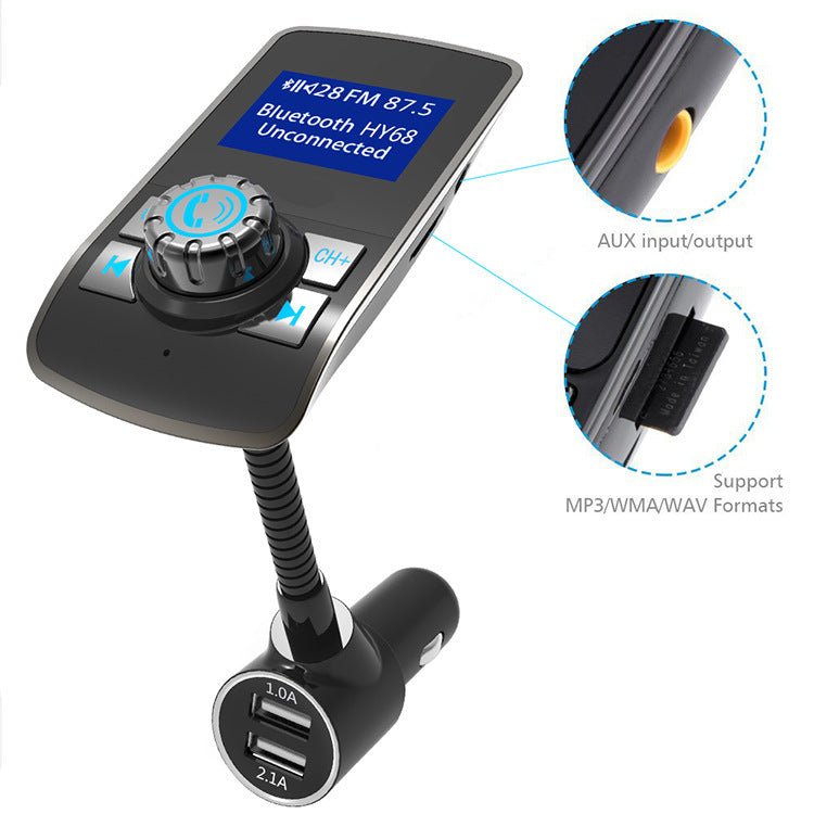 Car Bluetooth Mp3 Car FM Transmitter Car Bluetooth Mp3 Player Card - Zambeel