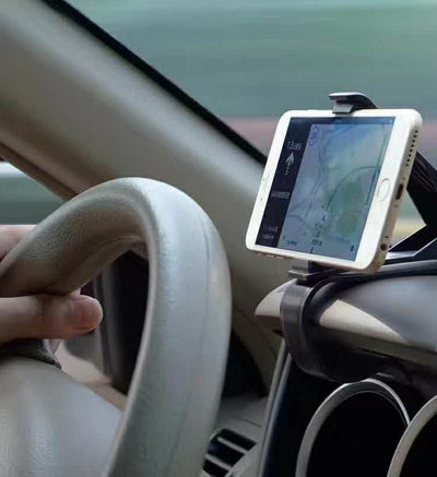 Car Bracket Steering Wheel Instrument Panel Workbench Bracket Mobile Phone Holder Car Navigation Bracket Mobile Phone Navigation Bracket - Zambeel