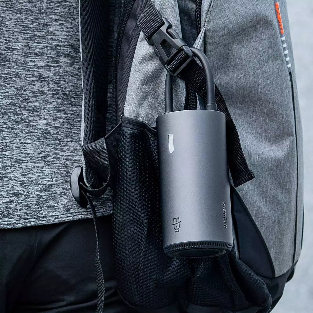 Car Emergency Lighting Tire Pressure Detection Digital Display Air Pump - Zambeel