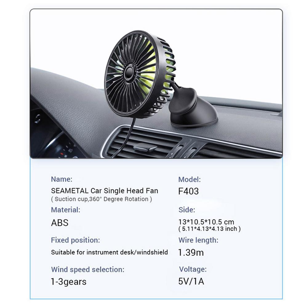 Car Mini Electric Fan Air Conditioner Cooling And Cooling - Zambeel