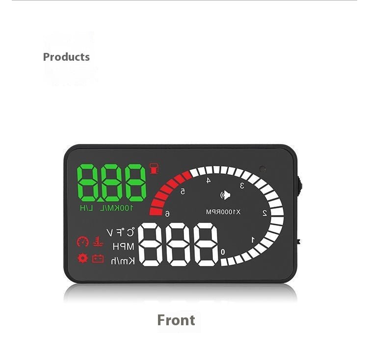 Car Mounted HUD Head Up Display Fuel Consumption Voltage Projector - Zambeel
