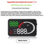Car Mounted HUD Head Up Display Fuel Consumption Voltage Projector - Zambeel