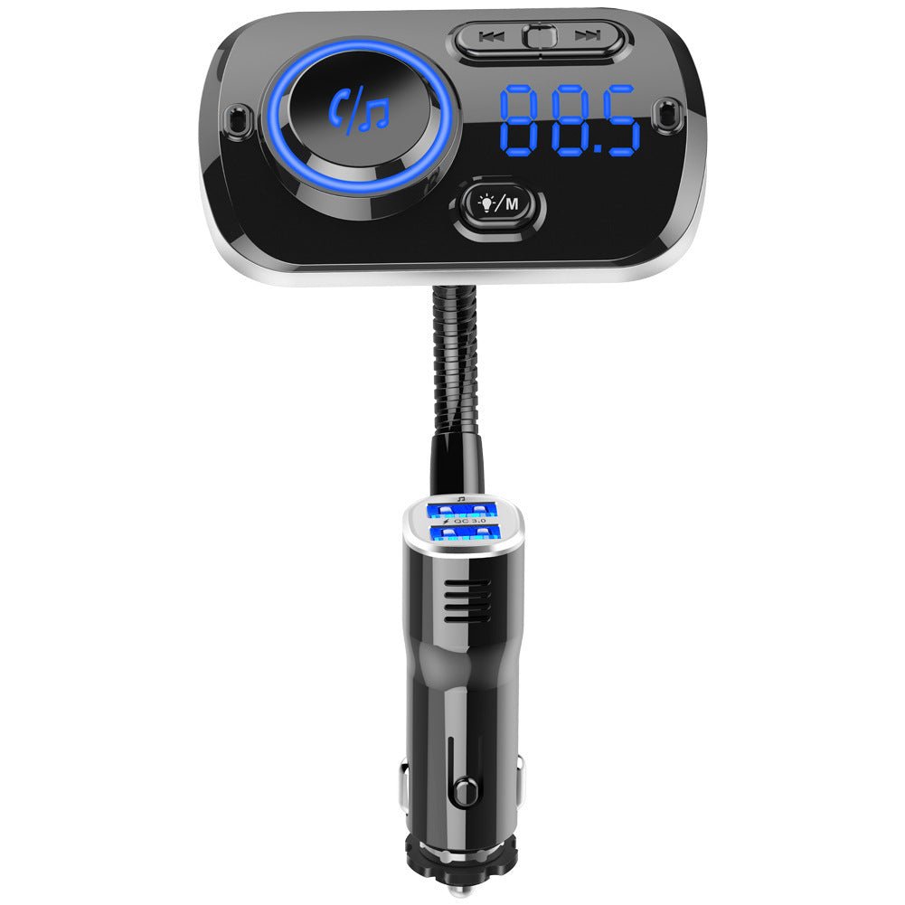 Car Mp3 Bluetooth Player Bc49Aq Bluetooth 5.0 Lossless Music Atmosphere Light Car Bluetooth Mp3 - Zambeel