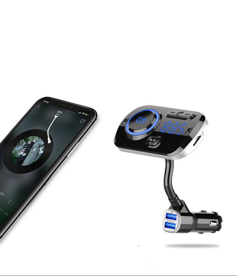 Car Mp3 Bluetooth Player Bc49Aq Bluetooth 5.0 Lossless Music Atmosphere Light Car Bluetooth Mp3 - Zambeel