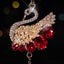Car Pendant Double - Sided Crystal Swan King Pendant Creative Car Rearview Mirror Pendant - Zambeel