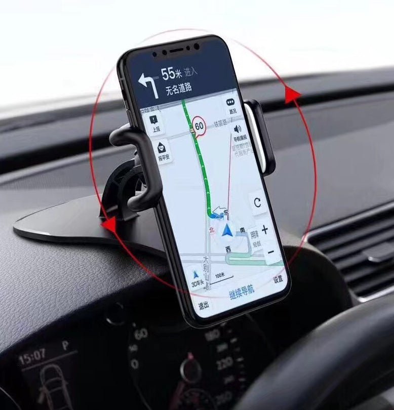Car Phone Holder Car Dashboard Multi - Function HUD Direct - View Mobile Phone Holder 360 Rotating Car Bracket - Zambeel