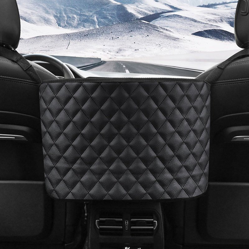 Car Seat Back Bag Universal Auto Seat Side Storage Box For Cup Key Phone Holder Travel Organizer - Zambeel