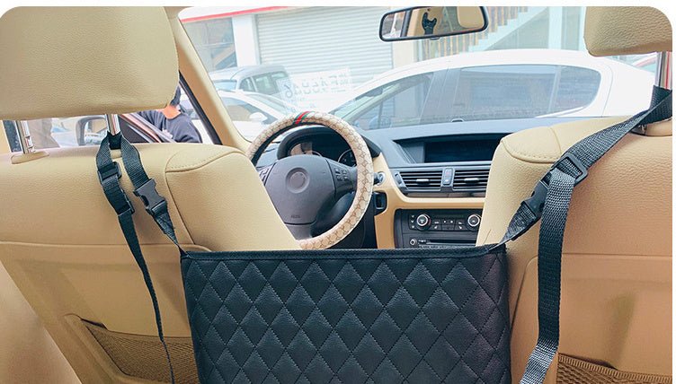 Car Seat Back Bag Universal Auto Seat Side Storage Box For Cup Key Phone Holder Travel Organizer - Zambeel