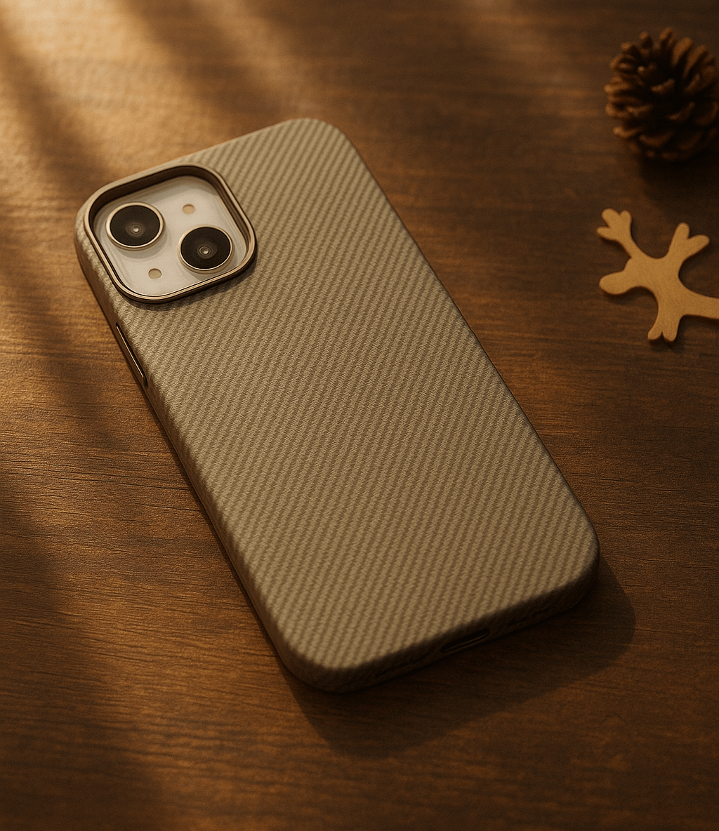 Carbon Weave & Houndstooth Pattern iPhone Case - Zambeel