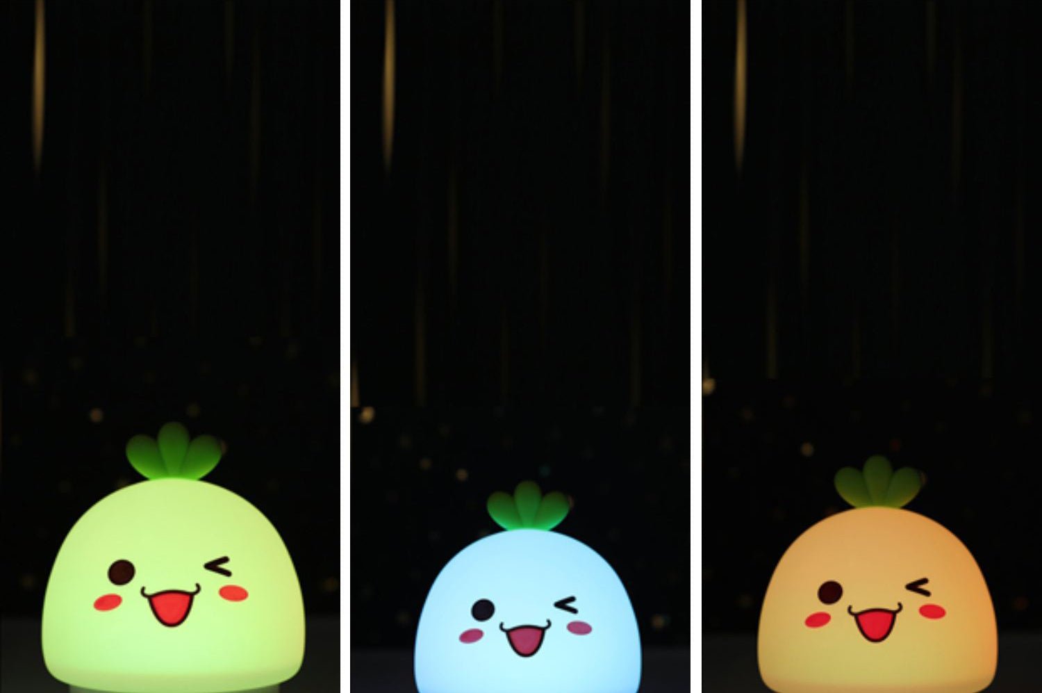 Cartoon Fawn Silicone Night Light Pats Eye Protection Breastfeeding Light Holiday Table White Night Light - Zambeel