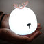 Cartoon Fawn Silicone Night Light Pats Eye Protection Breastfeeding Light Holiday Table White Night Light - Zambeel