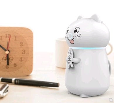 Cartoon Pet Cat Mute Humidifier Hydrating Humidifier Office Student Desktop Moisture Diffuser - Zambeel