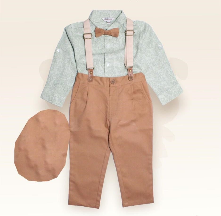 Casual Suspenders Suit For Kids - Zambeel