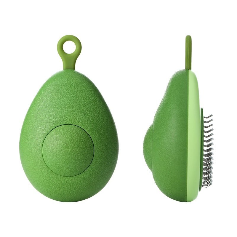 Cat Brush Hair Remover Cleaning Avocado Shaped Dog Grooming Tool Pet Combs Brush Stainless Steel Needle Pet Cleaning Care - Zambeel