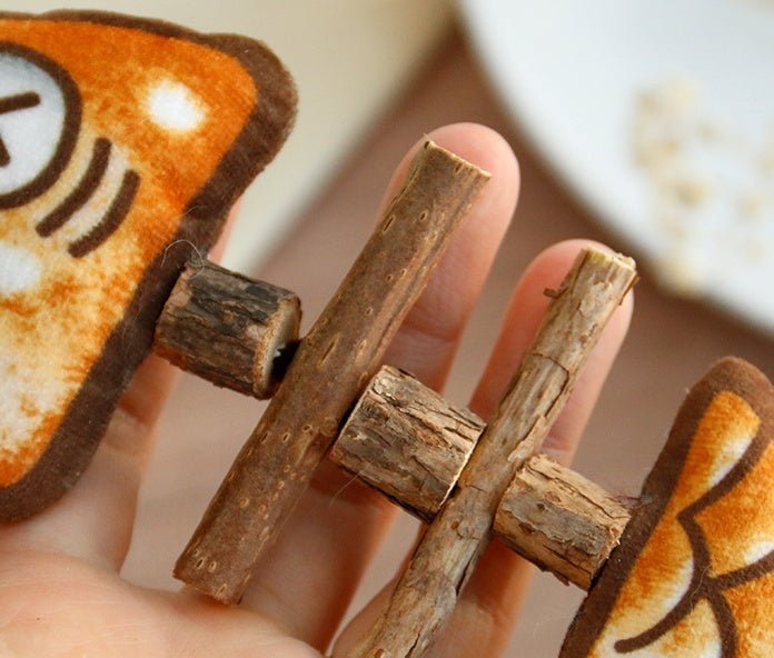 Cat Fishbone Wood Simulation Molar Toy Pet Products - Zambeel