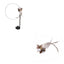 Cat Teaser Stick Can Replace The Head Steel Wire Feather Pole Can Replace Toys - Zambeel
