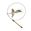 Cat Teaser Stick Can Replace The Head Steel Wire Feather Pole Can Replace Toys - Zambeel
