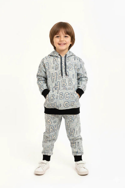 CBH Blue Letter Printed Winter Tracksuit - Zambeel