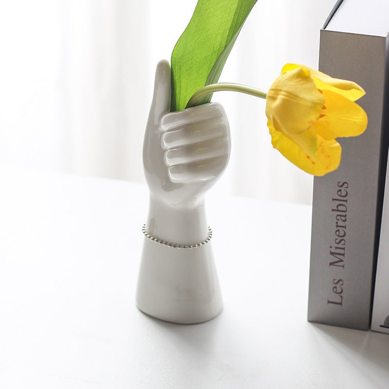 Ceramic Vase Crafts Human Body Vase - Zambeel