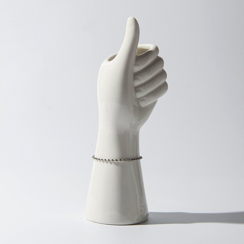 Ceramic Vase Crafts Human Body Vase - Zambeel